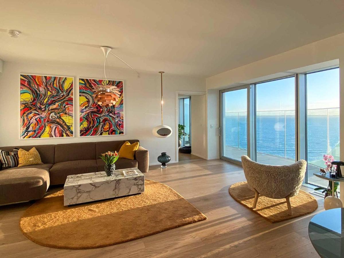 Amazing Sea View Apartment Århus Zewnętrze zdjęcie